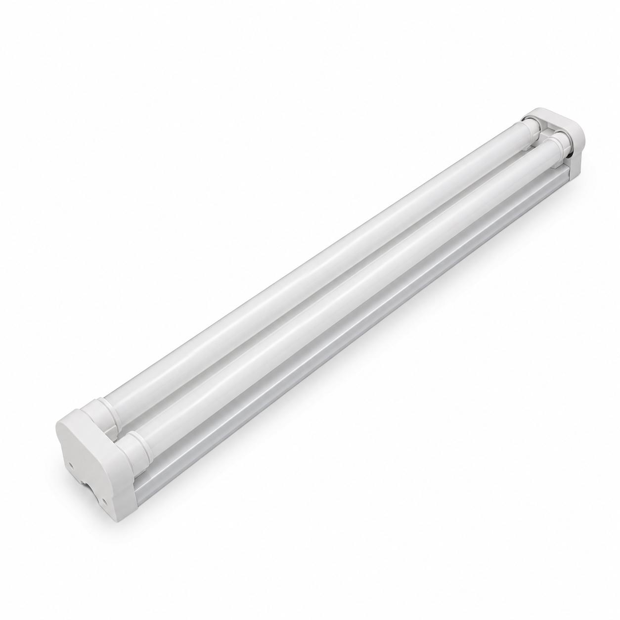 Đèn LED tuýp đôi chiếu sáng rộng cho văn phòng, nhà xưởng
